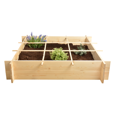 Huerto Urbano Cuadrado de Madera